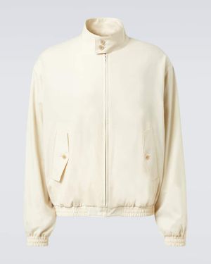 AURALEE Wool Blouson - Natural
