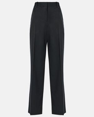 The Row Encore Wool Flared Trousers - Blue