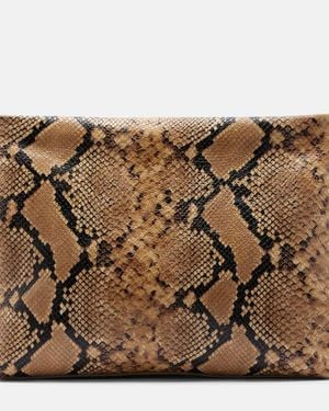 Nili Lotan Clutch Jerry Small De Piel - Marrón