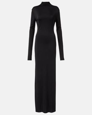 KHAITE Norla Maxi Dress - Black