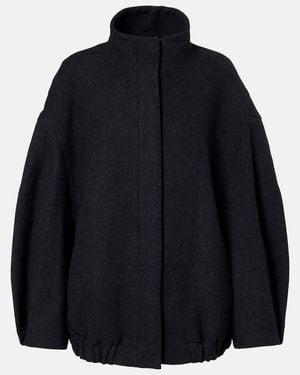 Dries Van Noten Balloon-Sleeve Jacket - Blue