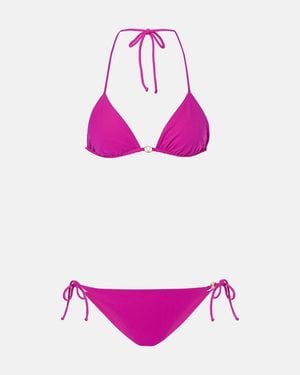 Valentino Triangle Bikini - Purple