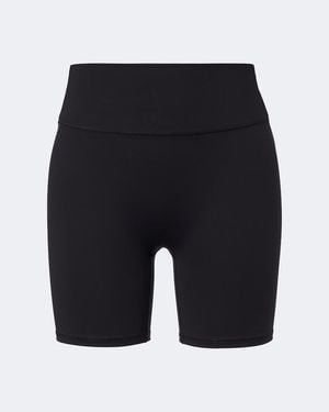 nullDesigner Matte High-Rise Shorts - Blue
