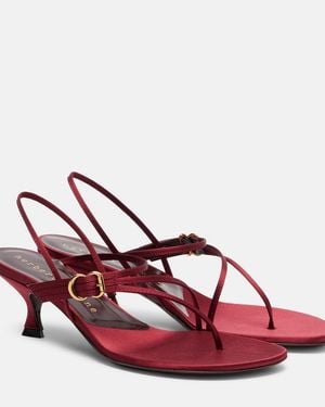 Herbert Levine Starry Eyed 55 Satin Sandals - Red