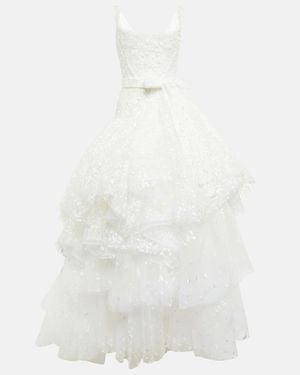 Vivienne Westwood Bridal Princess Embroidered Gown - White