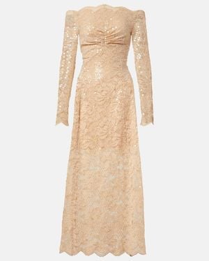 white lace fishtail wedding dress A1022 - BOHEMIAN LACE MERMAID GOWN - Andrea & Leo Couture main image 1