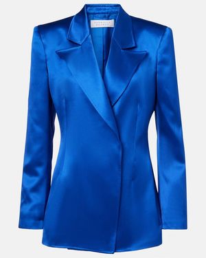 Gabriela Hearst Aleah Silk Blazer - Blue