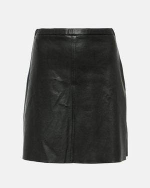 Stouls Lucie Leather Skirt - Black