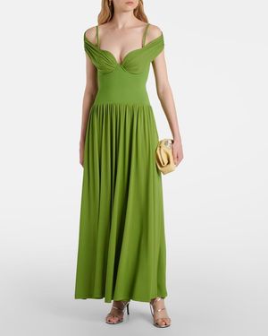 knee length dresses for ladies Olson Belted Cotton Midi Dress  SIMKHAI