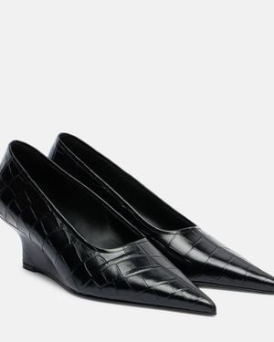 TOTEME Wedges Aus Leder - Schwarz