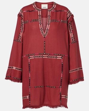 Isabel Marant Freya Embroidered Silk Tunic