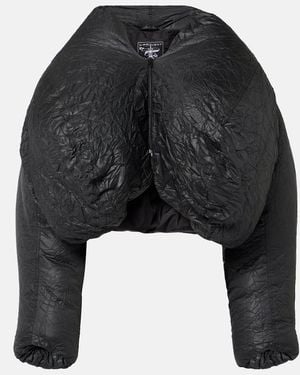 Y. Project Cropped Puffer Jacket - Black