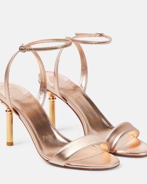 Christian Louboutin Mascasandal Leather Sandals - Natural