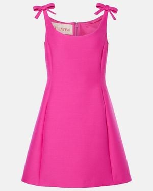 Valentino Crepe Couture Minidress - Pink