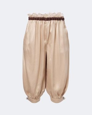 JACQUES WEI Pantalon Capri - Neutre