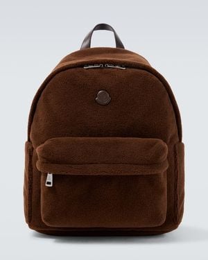 Moncler New Pierrick Teddy Backpack - Brown