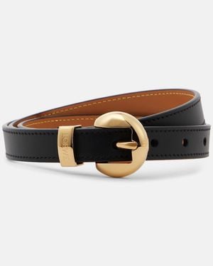 Loewe Pebble Leather Belt - Brown