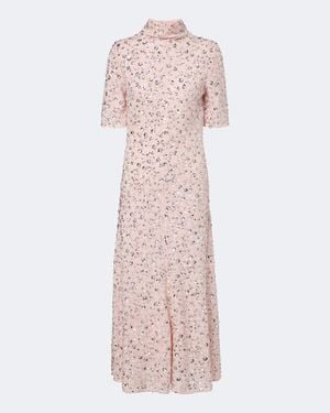 Rabanne Sequined Midi Dress - Pink