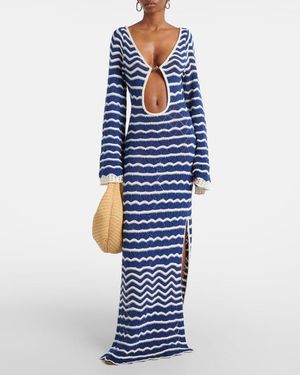 bananhot rey striped crochet beach dress Women's Crochet Dresses | Marsala Stripe Dress | Anna Kosturova