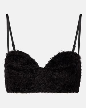 Givenchy Top En Mezcla De Mohair - Negro