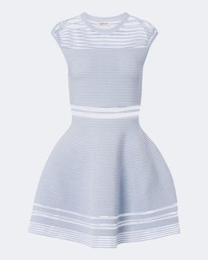 Jonathan Simkhai Esri Knit Minidress - Blue