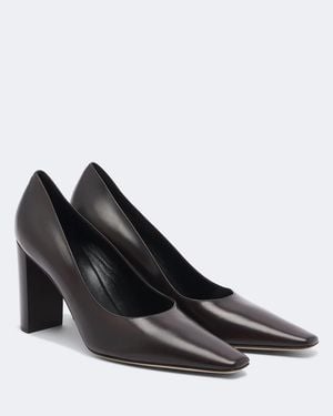 The Row Pumps Pia Aus Leder - Schwarz