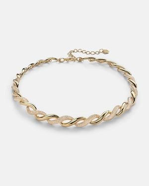 SHAY Choker Aus 18Kt Gelbgold Mit Diamanten - Mettallic