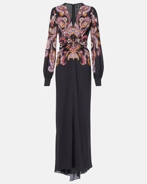 Etro Paisley Sable Maxi Dress - Black