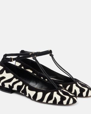 Ulla Johnson Polline Leather Ballet Flats - Black