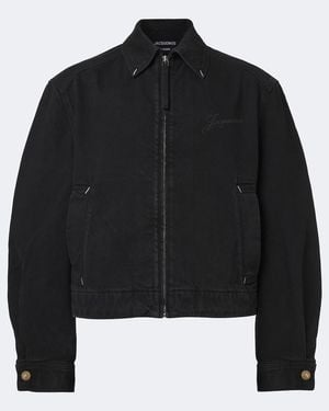 Jacquemus Canevas De-Nimes Denim Jacket - Black