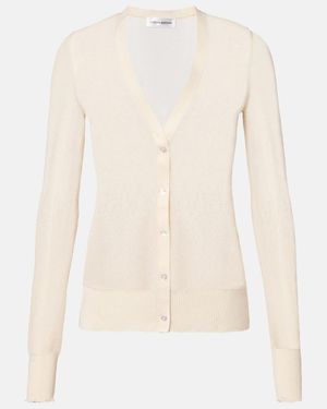 Victoria Beckham Cardigan Aus Einem Baumwollgemisch - Natur
