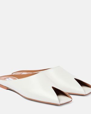 Alaïa Leather A-Cut - White