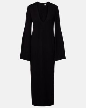 TOTEME Cady Maxi Dress - Black