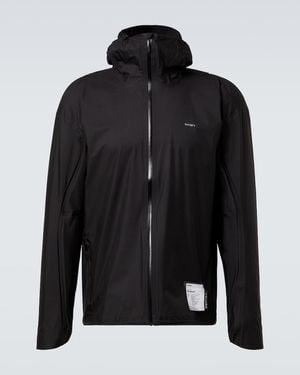 Satisfy Pertex 3L Fly Rain Jacket - Black