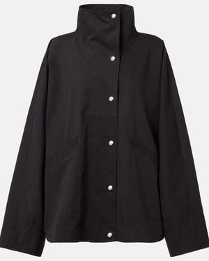 TOTEME Cotton-Blend Jacket - Black