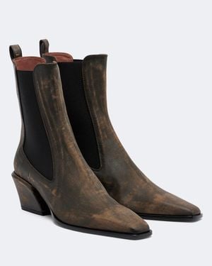Paris Texas Chelsea Boots Bettina Aus Leder - Braun