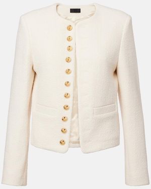 Nili Lotan Patti Cotton-Blend Boucle Jacket - Natural