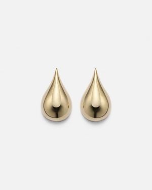 Mateo Water Droplet 14Kt Earrings - Natural