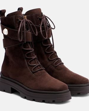 Jimmy Choo Noemi 45 Suede Bootie - Brown