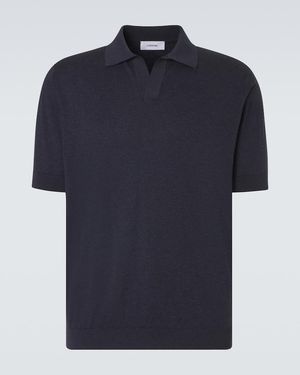 Lardini Cotton Polo Shirt - Blue