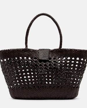 RIXO London X Dragon Diffusion Lucine Leather Tote Bag - Black