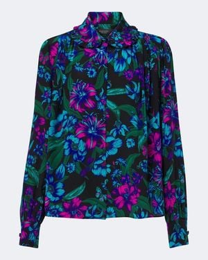 Gucci Flora Silk Shirt - Blue