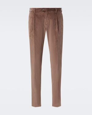 Lardini Cotton Corduroy Suit Trousers - Brown