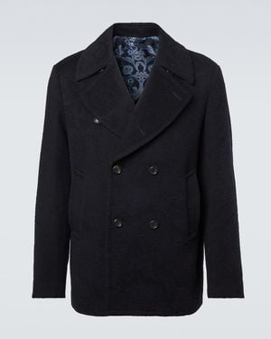 Etro Wool Jacket - Blue
