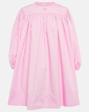 Patou Cotton Poplin Minidress - Pink