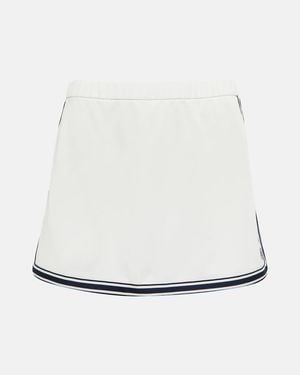 Tory Sport Jersey Tennis Miniskirt - White