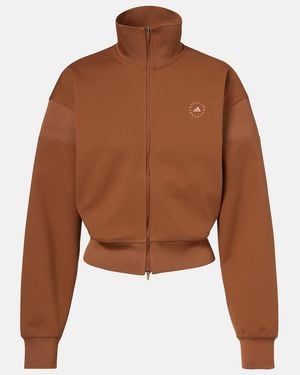 adidas By Stella McCartney Logo Knitted Sweatshirt - Brown