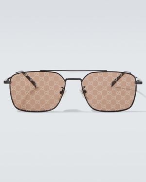 Gucci Gg Aviator Sunglasses - Brown
