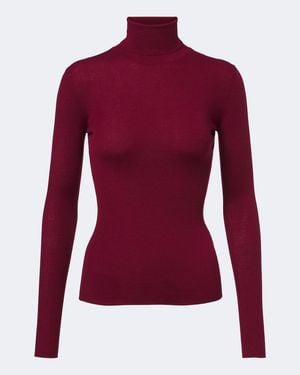 Dolce & Gabbana Pull A Col Roule En Cachemire - Rouge
