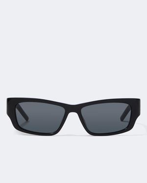 Saint Laurent Eckige Sonnenbrille Sl M182 Jazz - Schwarz